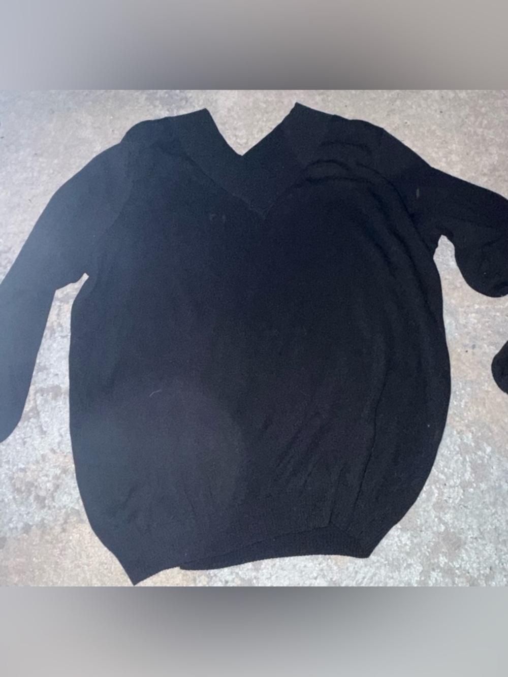 City Chic Jumper Sweet Love Black V-Neck Women's Sweater NWT SZ M (16-18)
